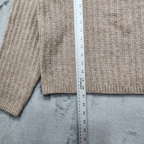 NEW Universal Thread Sweater Womens L Tan Turtleneck Cashmere-Like Pullover Boxy - Picture 9 of 10